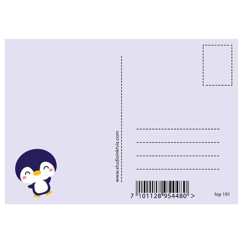 Geburtstagskarte Pinguin