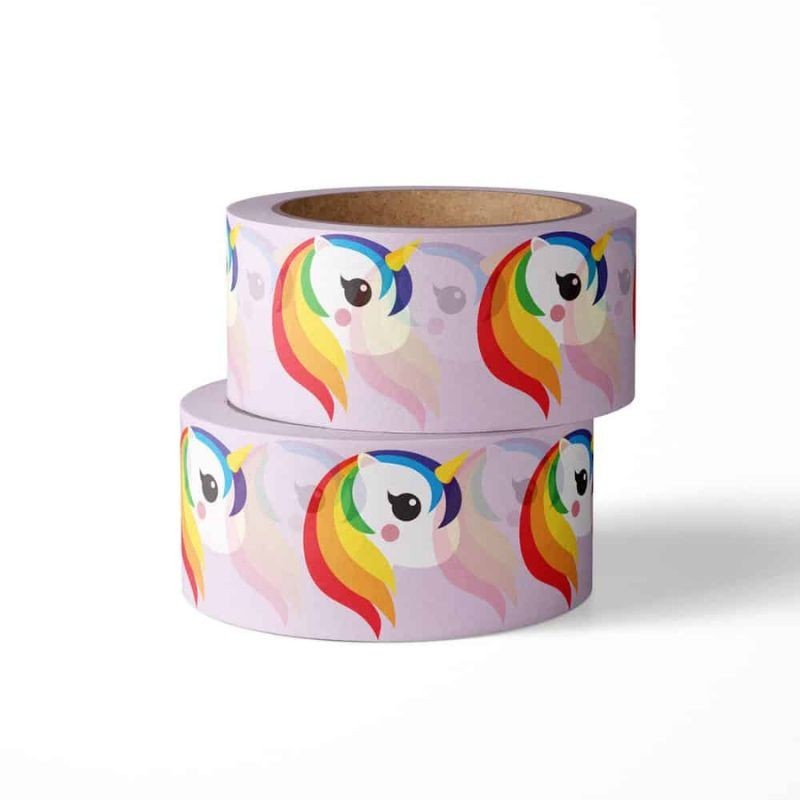 Washi Tape Einhorn bunt von Studio Inktvis