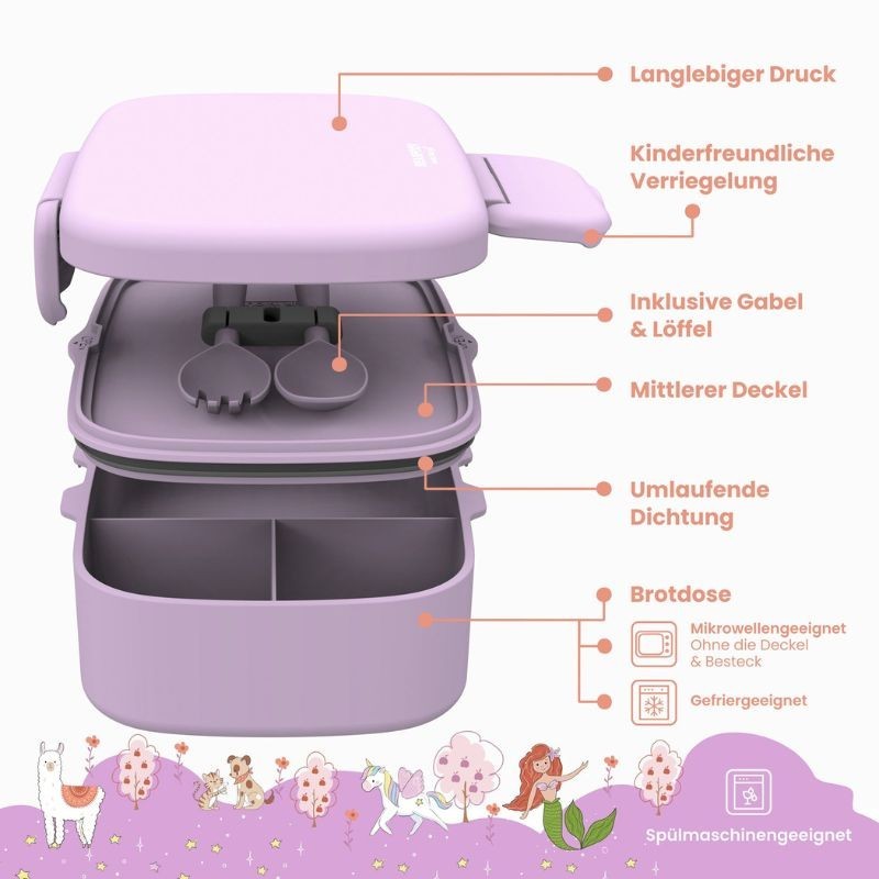 Znünibox Bearfoot lila