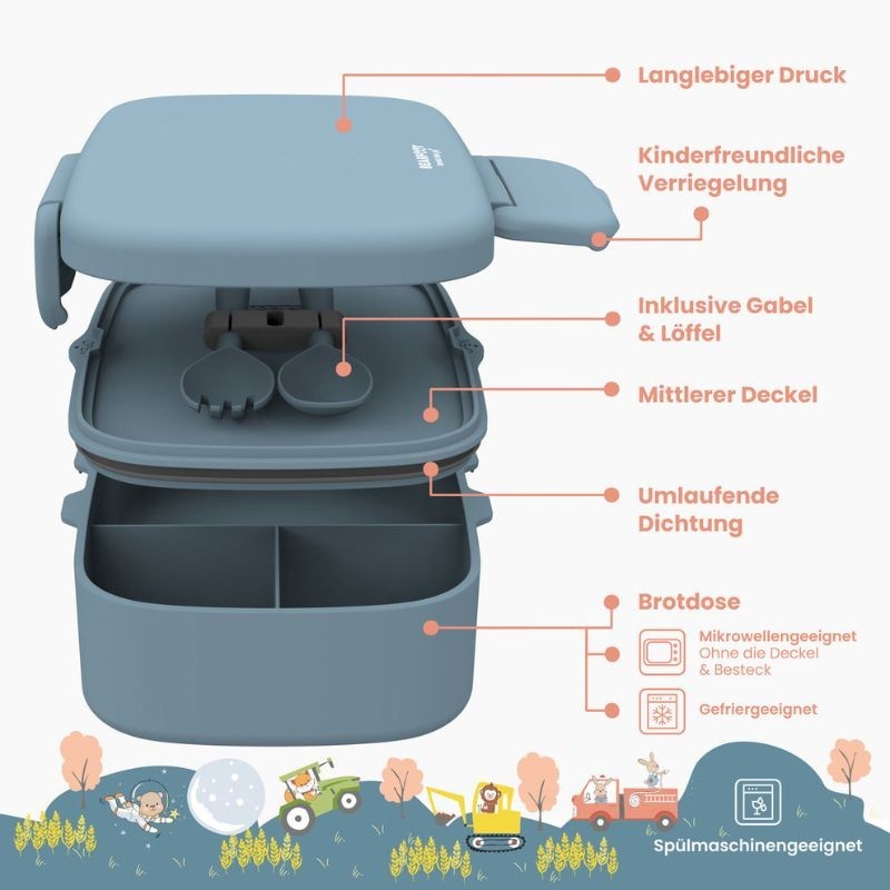 Znünibox Bearfoot blau