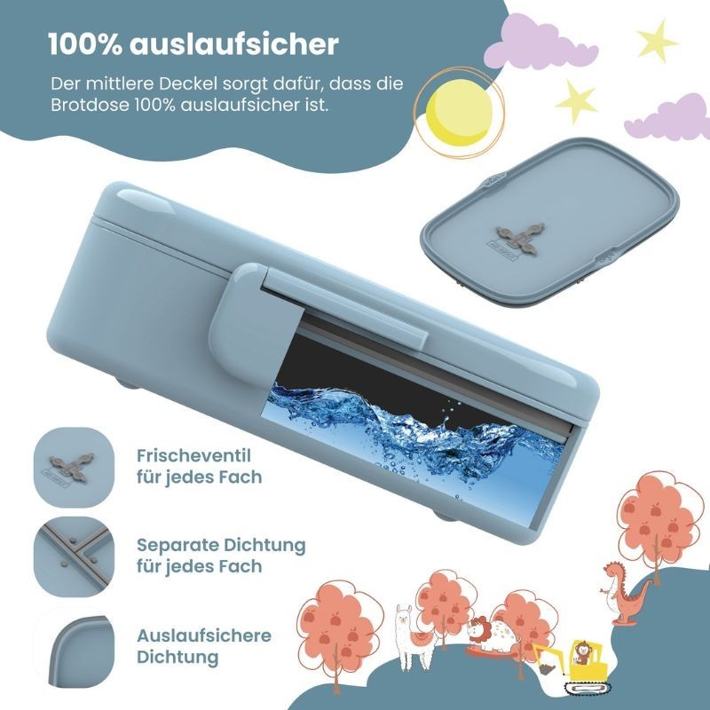 Znünibox Bearfoot blau