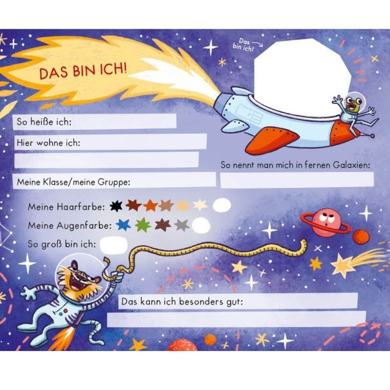 Freundebuch Weltraumstarke Freunde