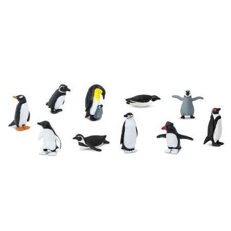 Pinguine - Set mit 12 kleinen handbemalten Figuren