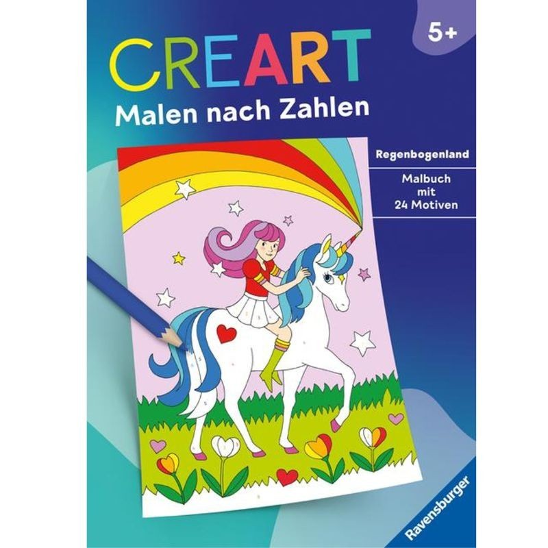 Malen nach Zahlen CreArt Regenbogenland