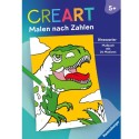 Malen nach Zahlen CreArt Dinosaurier