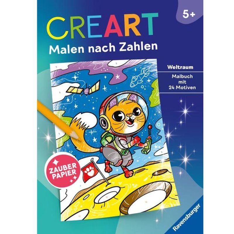 Malen nach Zahlen CreArt Weltraum