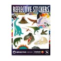 Reflektierende Sticker Dinosaurier bunt