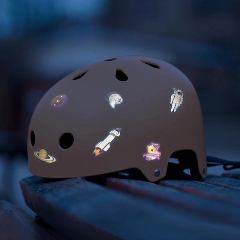 Reflektierende Sticker Space