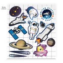 Reflektierende Sticker Space