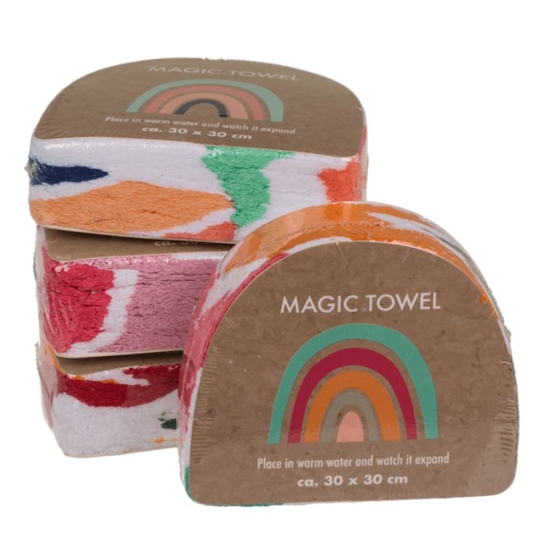 Waschlappen Zauberhandtuch Regenbogen