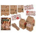 Adventskalender basteln Häuser