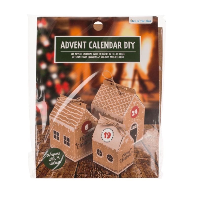 Adventskalender basteln Häuser