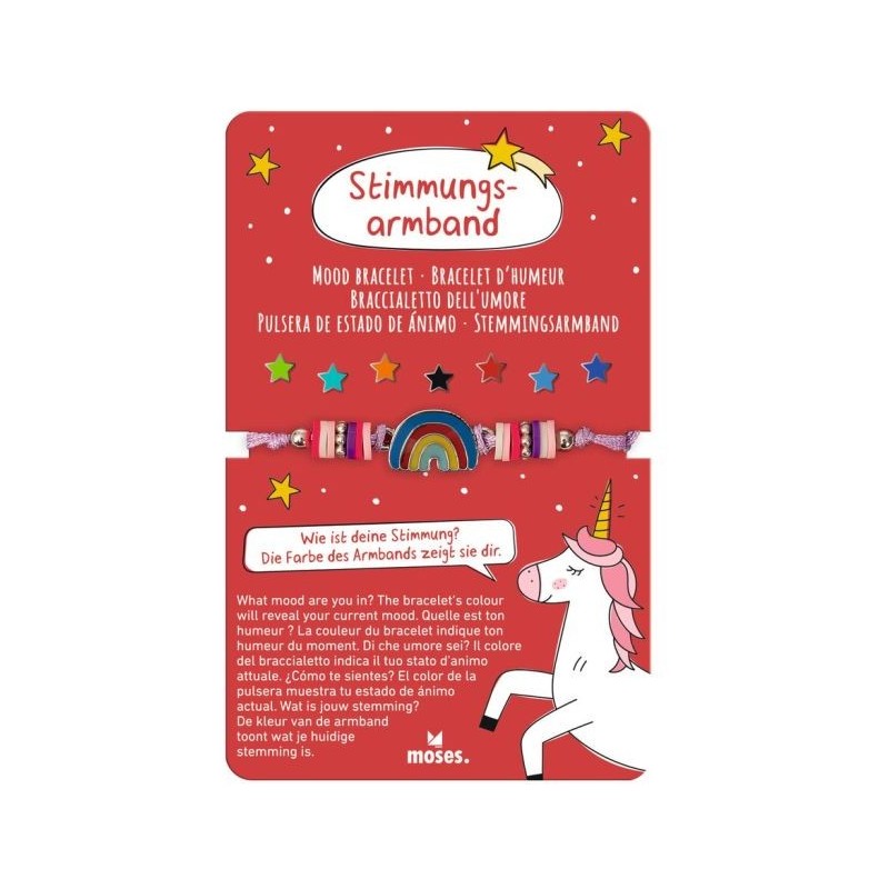 Stimmungsarmband Sternenstaub Regenbogen