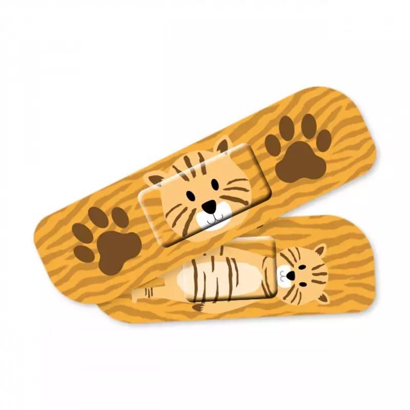 Pflasterbriefchen Tiger