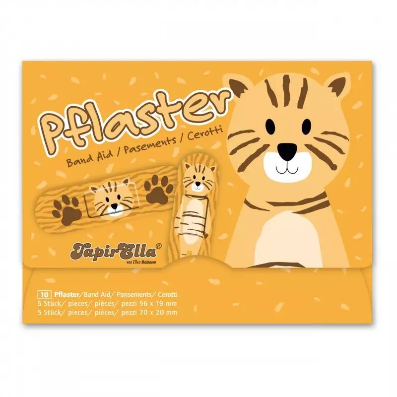 Pflasterbriefchen Tiger