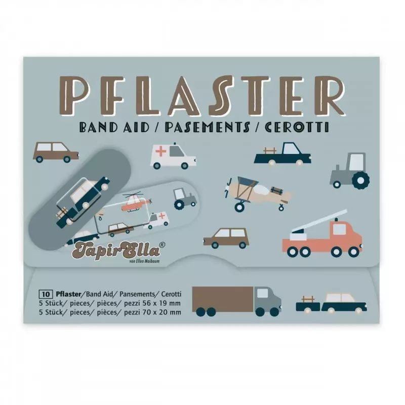 Pflasterbriefchen Fahrzeuge