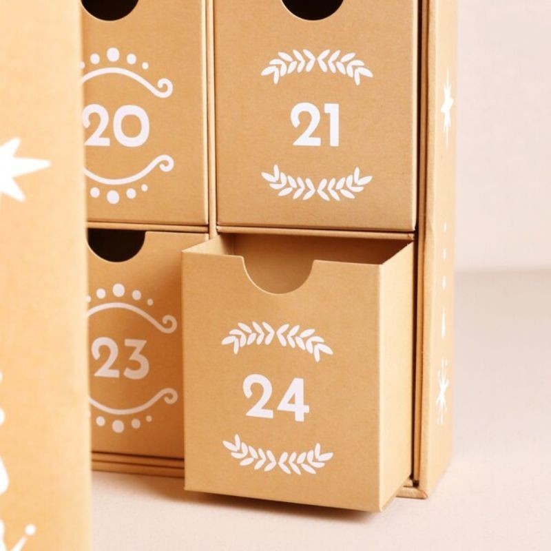 Adventskalender zum Befüllen Gingerbread Bakery