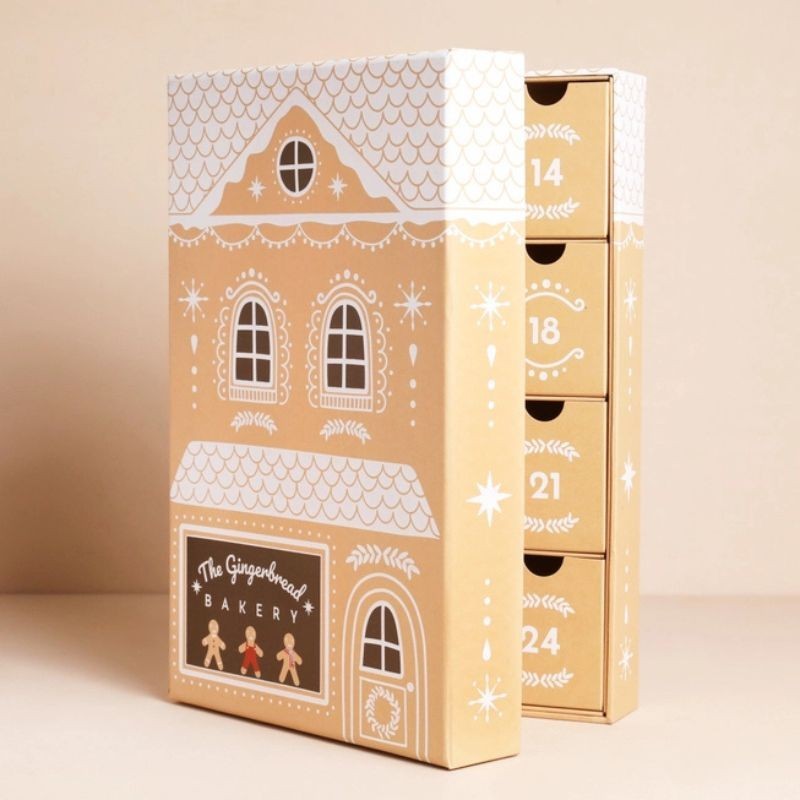 Adventskalender zum Befüllen Gingerbread Bakery