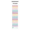 Sticker Herzen Samteffekt von Pipsticks