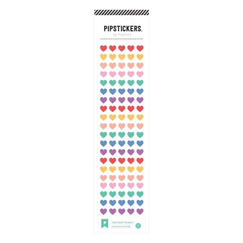 Sticker Herzen Samteffekt von Pipsticks