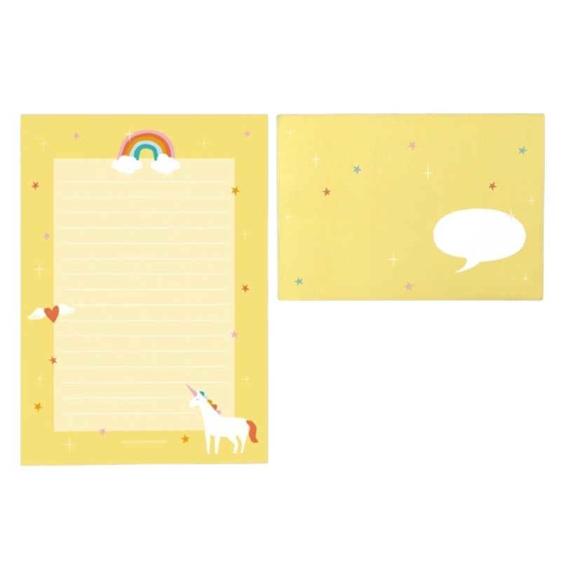 Briefpapier Set Einhorn Paula