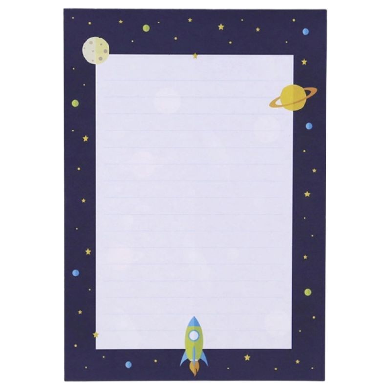 Briefpapier Set Weltall Justus