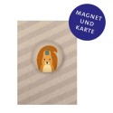 Geburtstagskarte Eichhörnchen mit Magnet