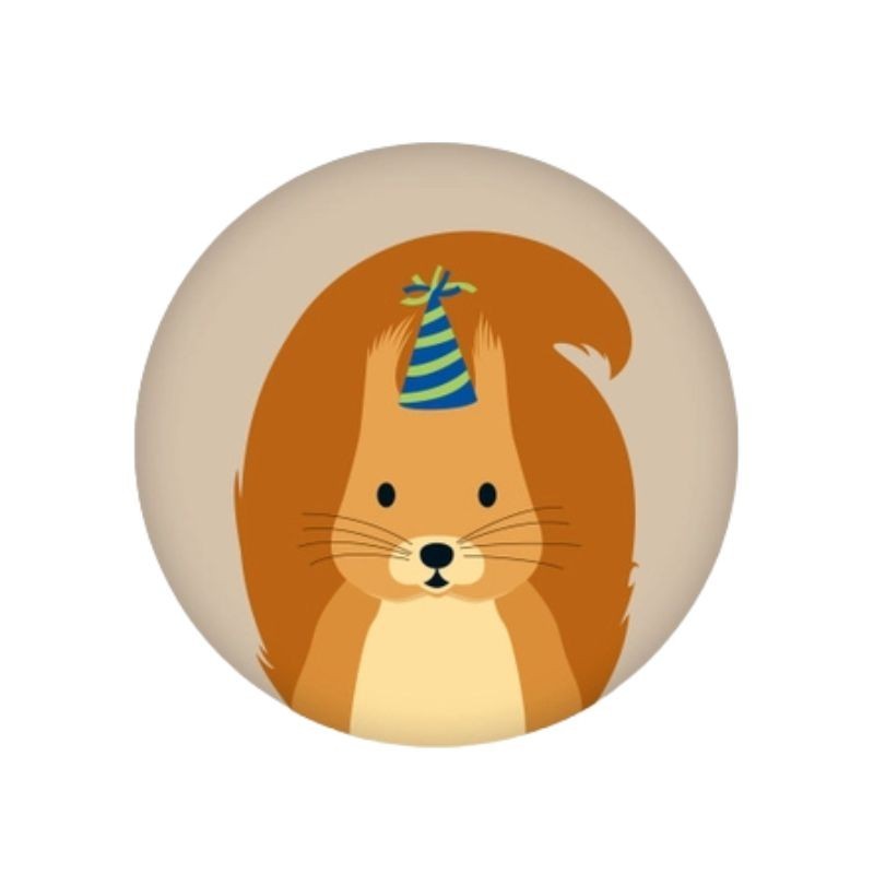 Geburtstagskarte Eichhörnchen mit Magnet