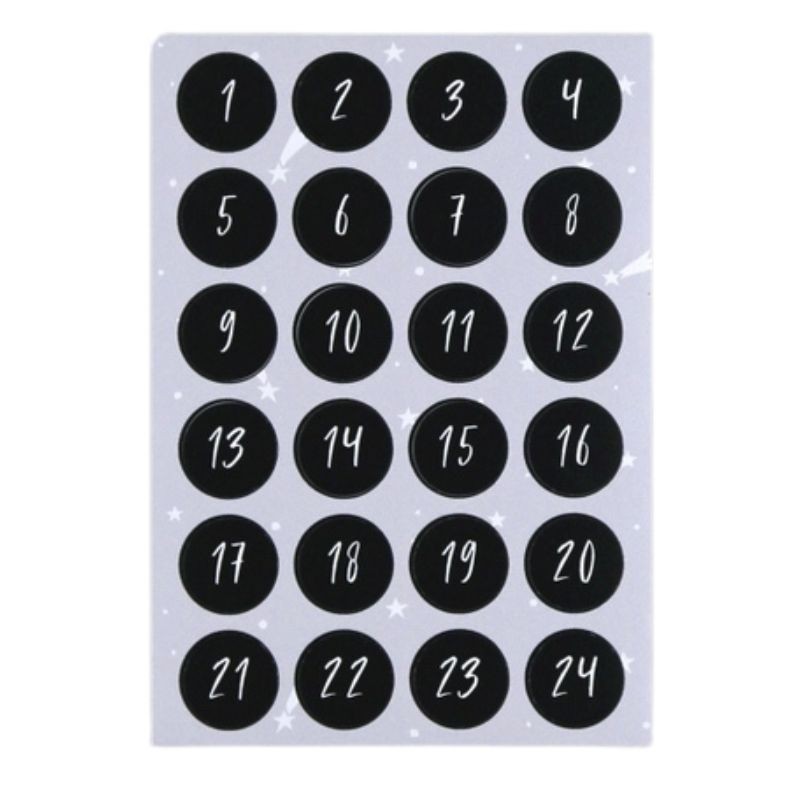 Adventskalender Geschenkpapier & Zahlen Alma