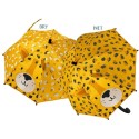 Regenschirm Leopard 3D farbwechselnd bunt