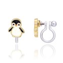 Ohrringe Ohrclips Pinguin