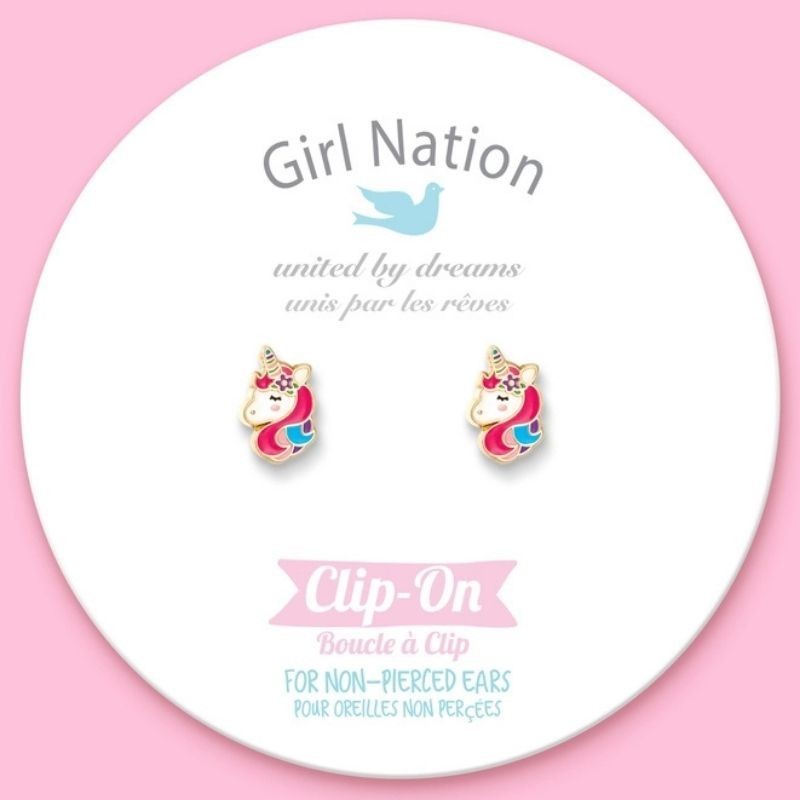 Ohrringe Ohrclips Einhorn