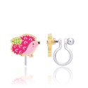 Ohrringe Ohrclips Igel rosa