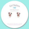 Ohrringe Ohrstecker Panda