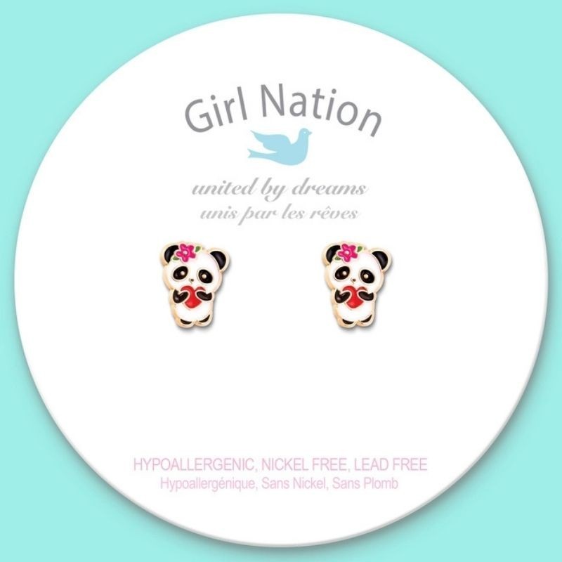 Ohrringe Ohrstecker Panda