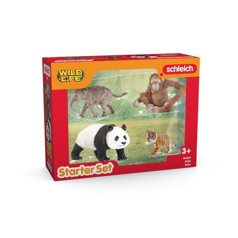 Schleich Tier Wild Life Asien Set