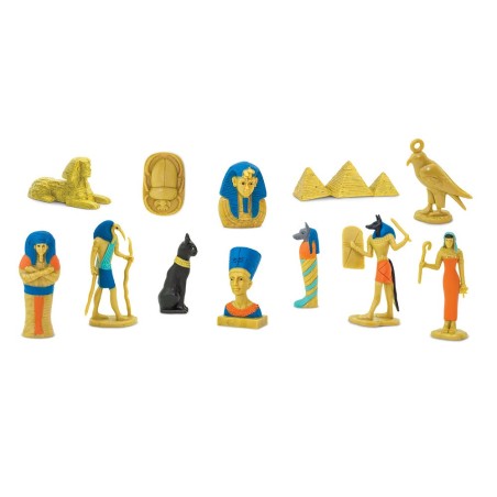 Ägypten - Set mit 9 handbemalten Figuren