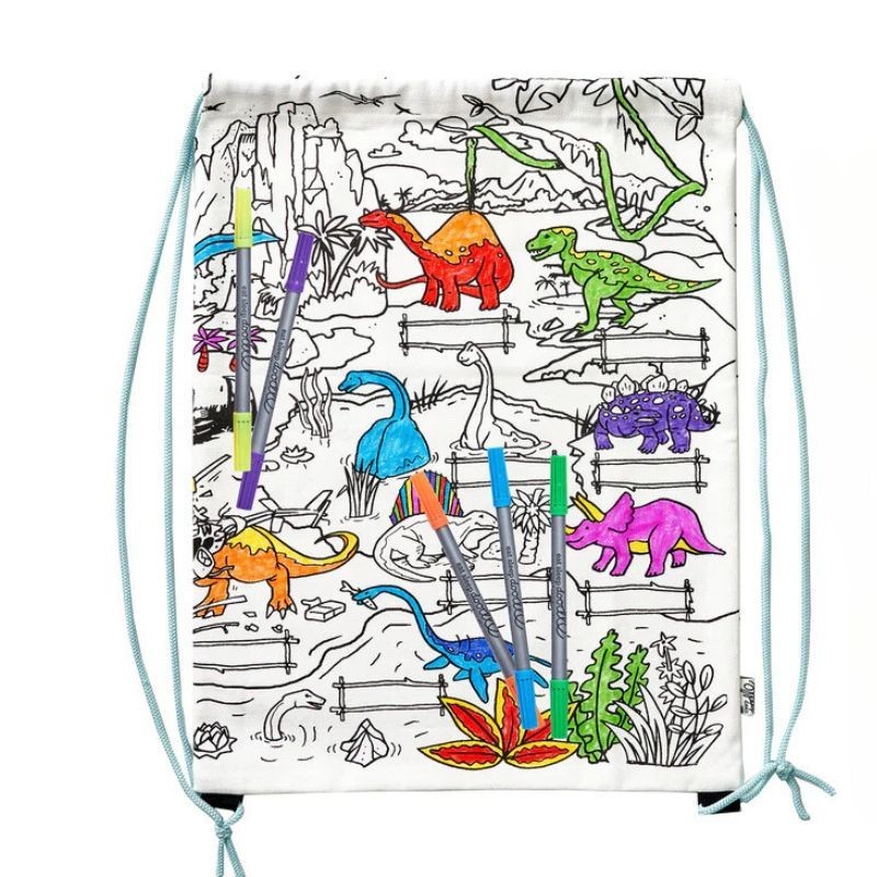 Turnbeutel the doodle Dinosaurier