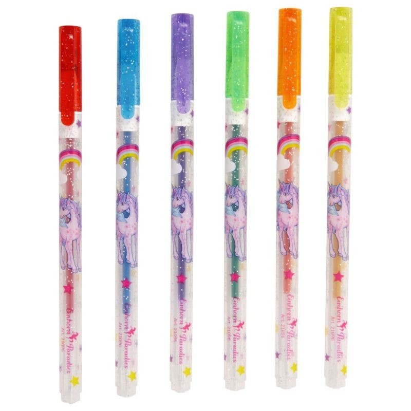 Gelstifte Glitzer Einhornparadies