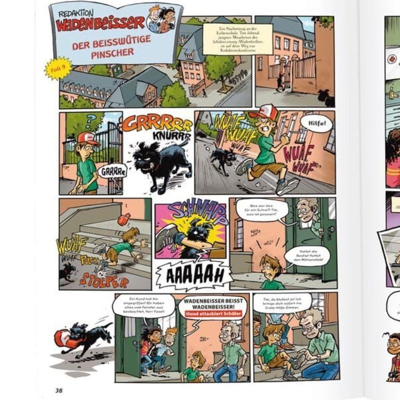 GEOlino Redaktion Wadenbeisser Krimi-Comics 1