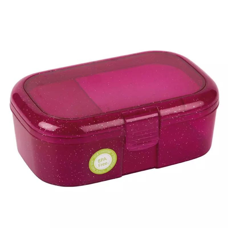 Znünibox glitzer pink