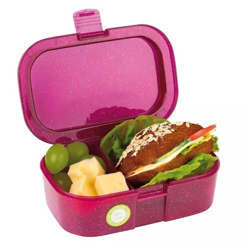 Znünibox glitzer pink