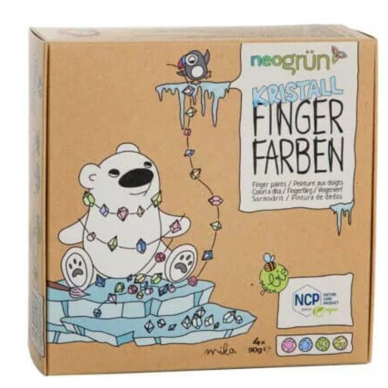 Fingerfarben Set Mika Kristallfarben