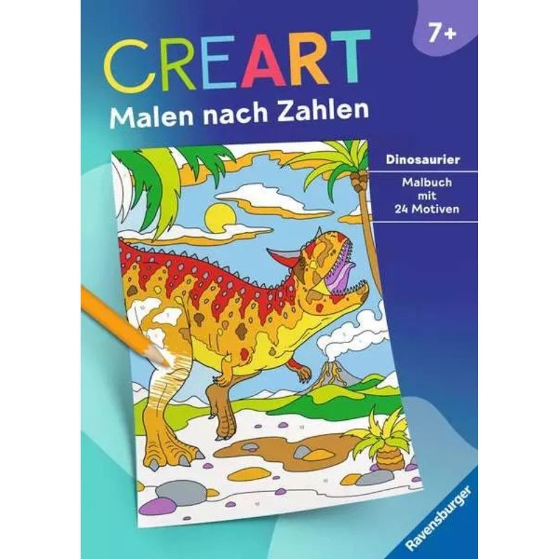 Malen nach Zahlen CreArt Dinosaurier ab 7 Jahren
