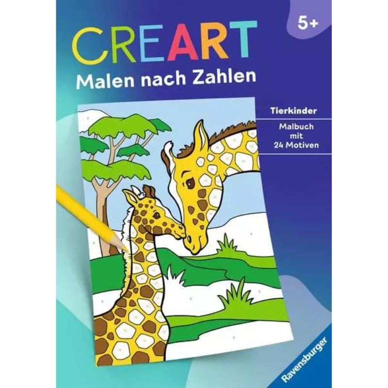 Malen nach Zahlen CreArt Tierkinder