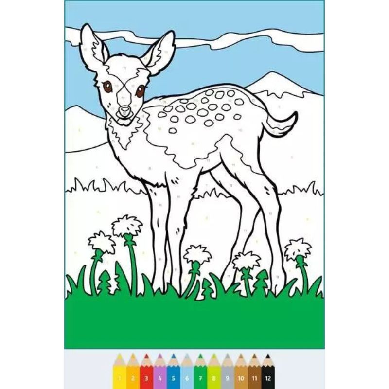 Malen nach Zahlen CreArt Tierkinder