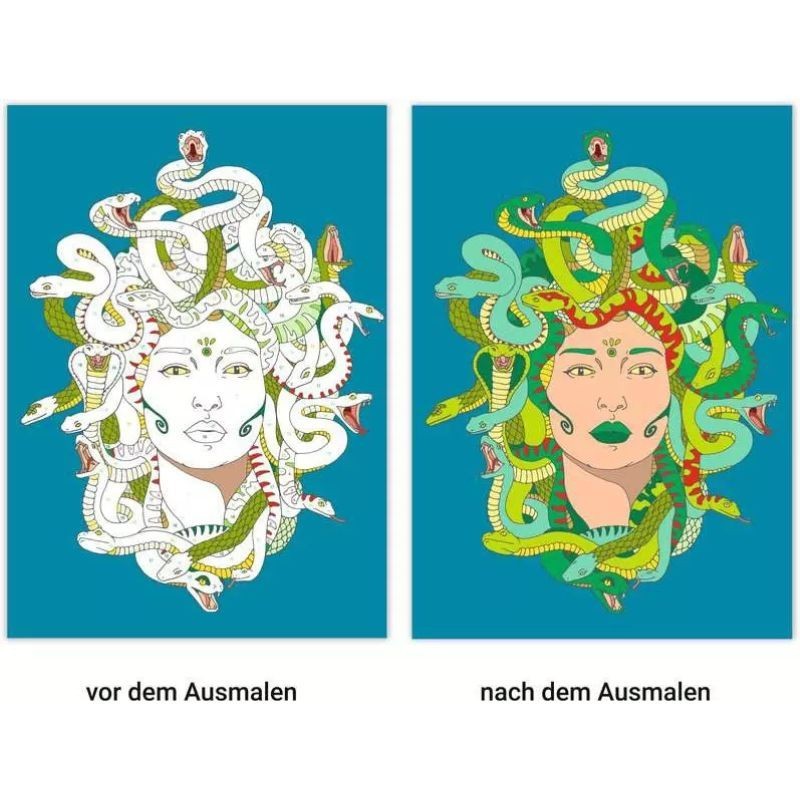 Malen nach Zahlen Fabelwesen