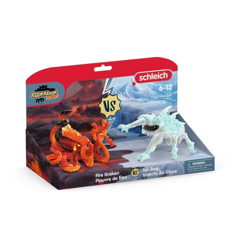 Schleich Eldrador Eiskäfer vs. Feuerkrake