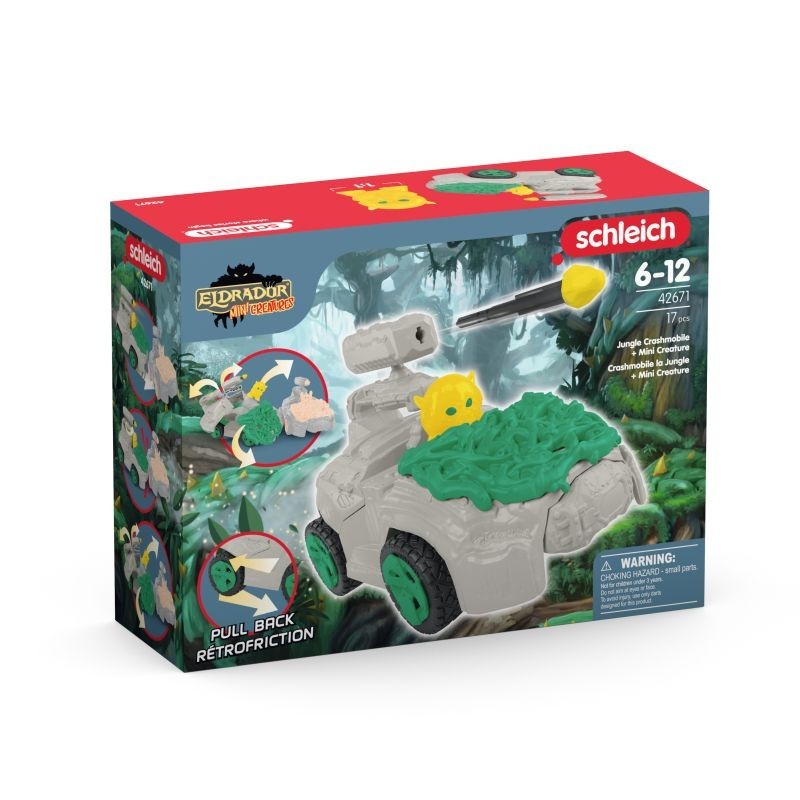 Schleich Eldrador Dschungel-Crashmobil mit Mini Cretaure