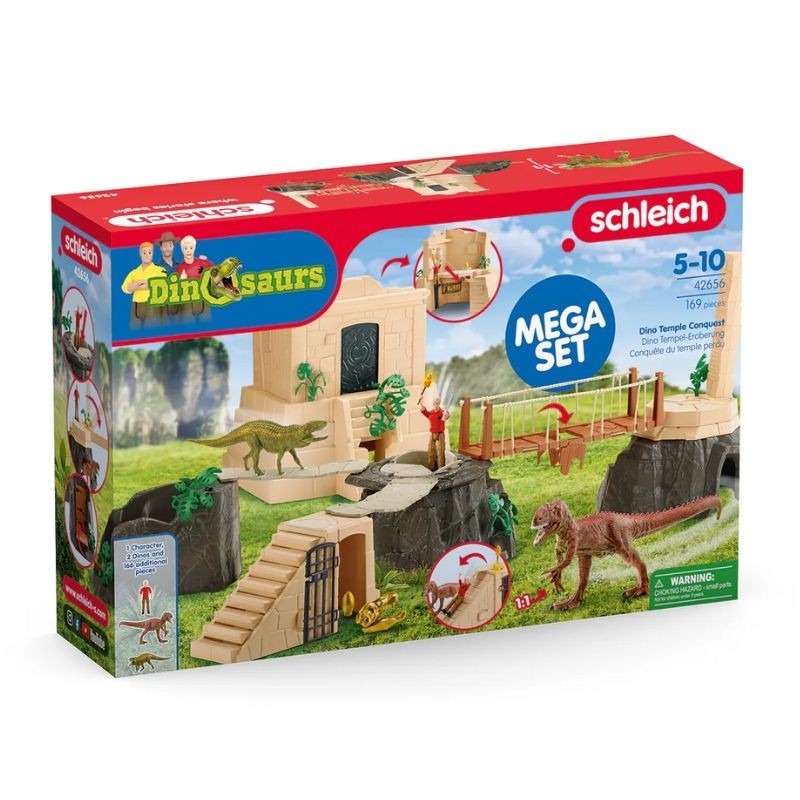 Schleich Dino Tempel-Eroberung Mega-Set